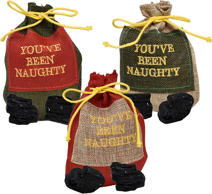 gift boutique 圣诞节袋 煤炭袋 you've been naughty 适合