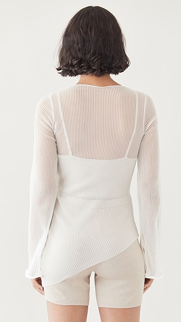 acne studios 透明长袖衬衫