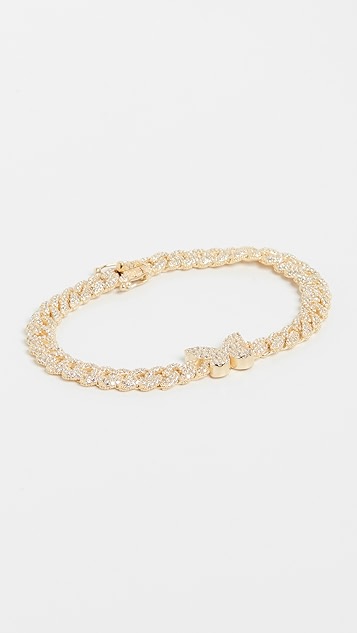 adinas jewels 密镶蝴蝶链条手链