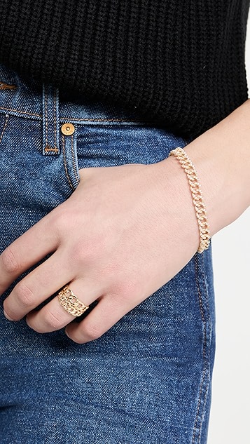 adinas jewels 全密镶环扣链条手链