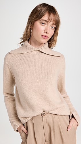 tse cashmere 圆领开司米羊绒上衣 | shopbop