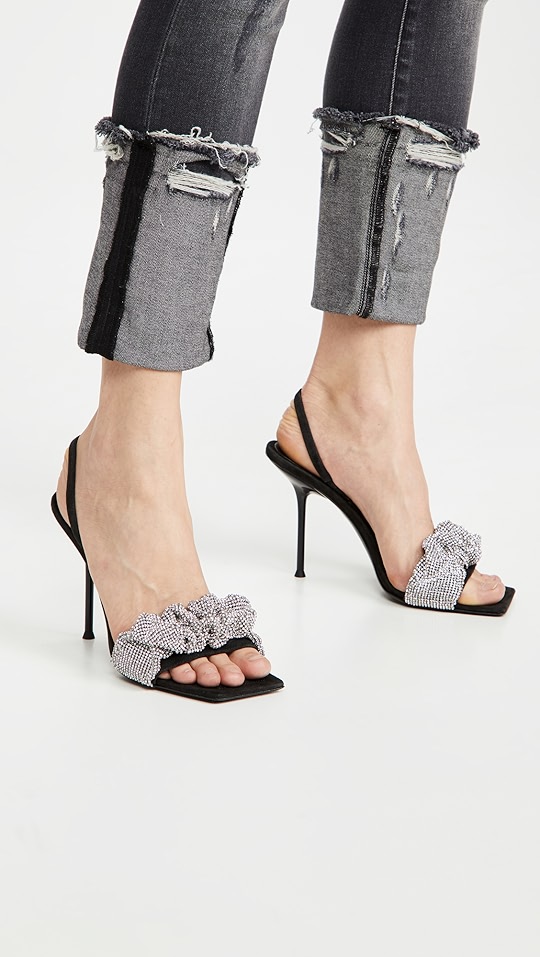 julie scrunch 水晶凉鞋
