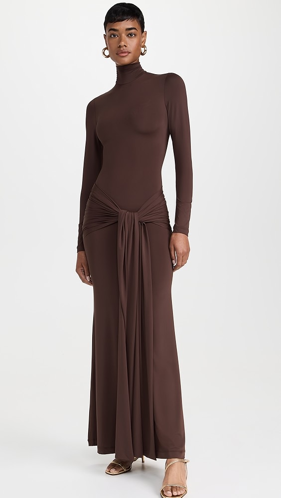 BARDOTAlix Maxi Tie Front Dress