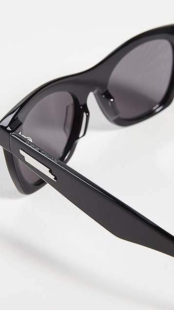 bottega veneta new entry 醋酸纤维方形太阳镜