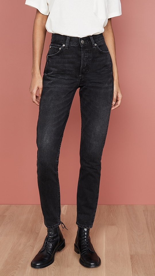 the billy 高腰紧身牛仔裤