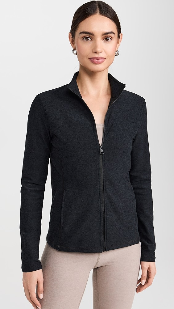 Beyond YogaSpacedye On The Go Mock Neck Jacket