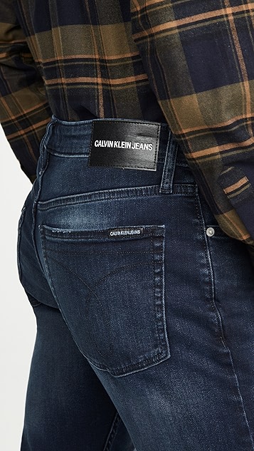 calvin klein 牛仔裤 修身牛仔裤