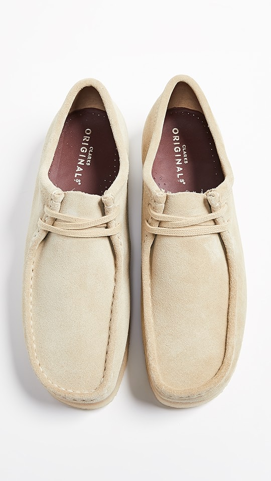clarks 绒面革 wallabee 鞋子