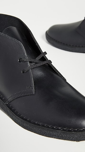 clarks 真皮沙漠靴