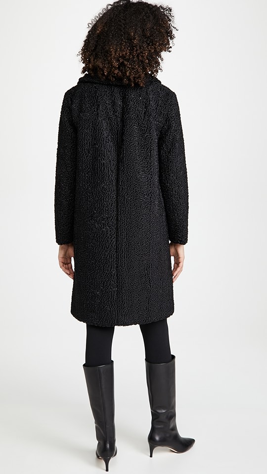 仿阿斯特拉罕羔羊皮大衣