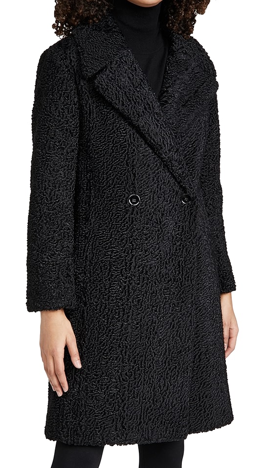 仿阿斯特拉罕羔羊皮大衣