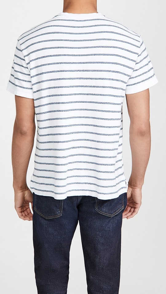 50颜色:white stripe男士尺码xssmlxl缺货fabric: lightweight terry