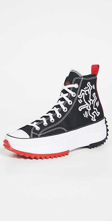 converse 匡威 x keith haring run star hike 高帮运动鞋
