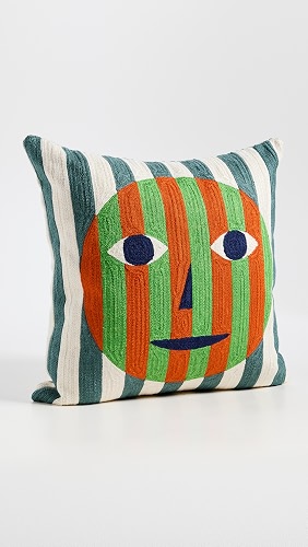 jonathan adler 蛇纹刺绣枕头 | shopbop