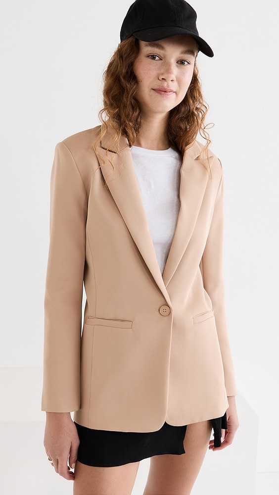 English FactorySingle Breasted Blazer