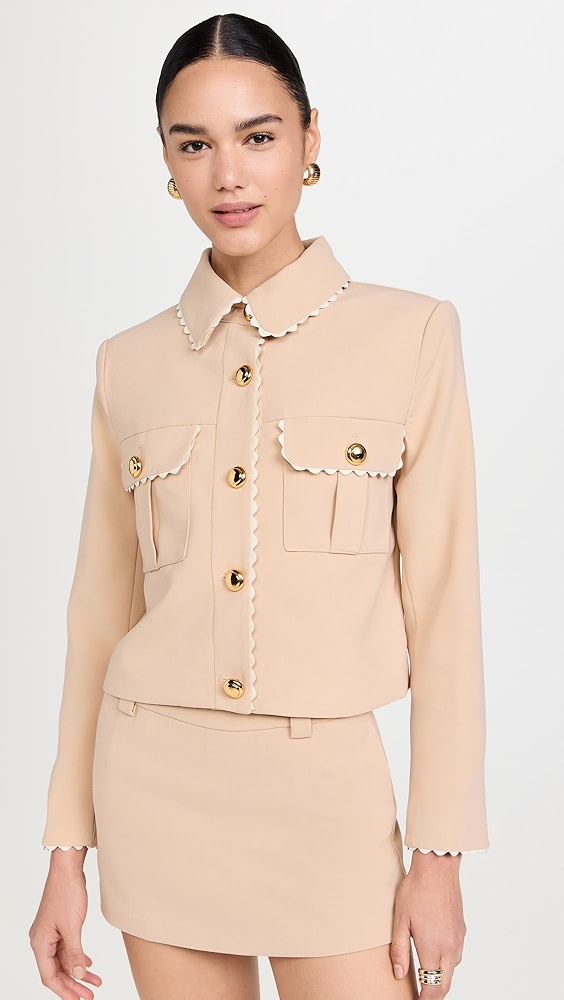 English FactoryScalloped Jacket