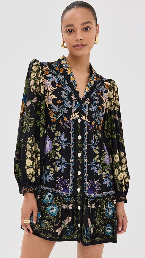 FARM RioWinter Garden Mini Dress