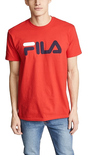 fila fila 徽标 t 恤 | shopbop