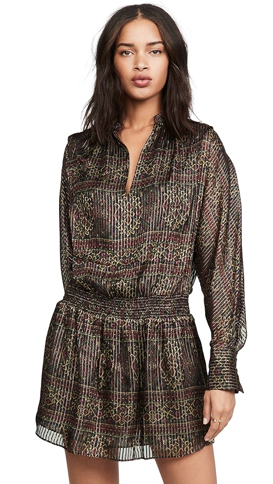 腰果花派对连衣裙