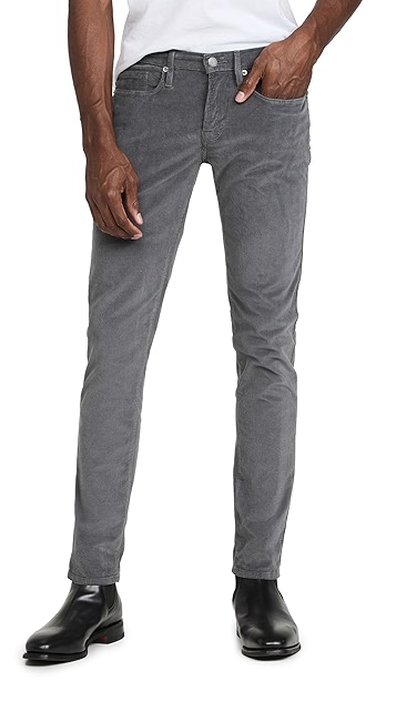 frame lhomme 灯芯绒修身长裤