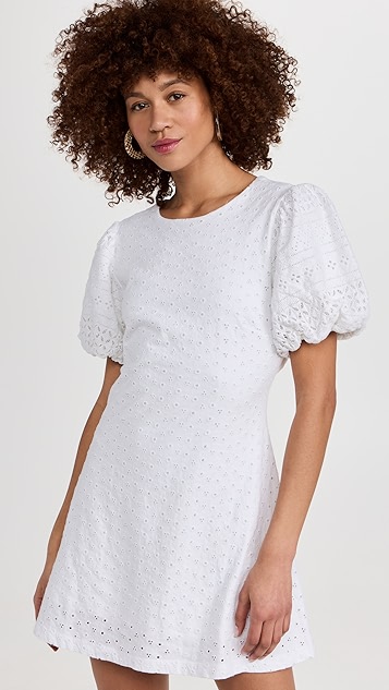 free people apricot rose 迷你连衣裙