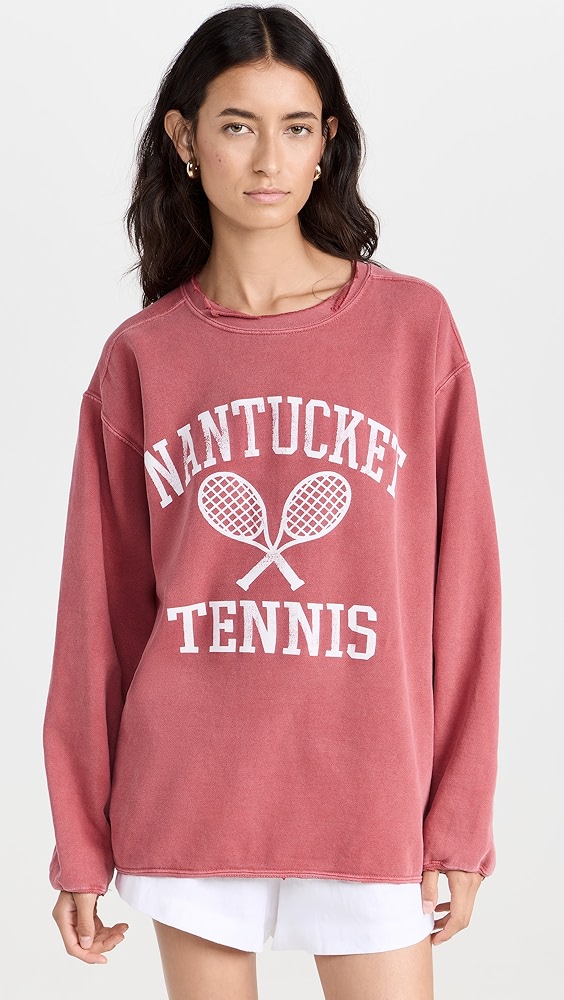 Firstport Nantucket Tennis Sweatshirt
