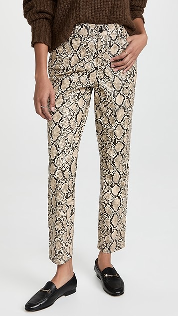 good classic 蛇纹牛仔裤