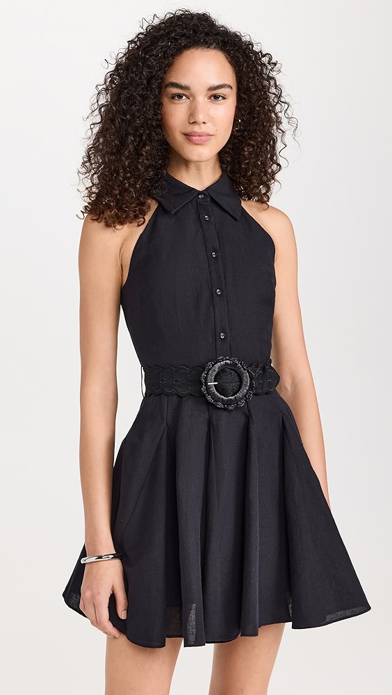 Hemant and NanditaShort Dress With Buckle Belt