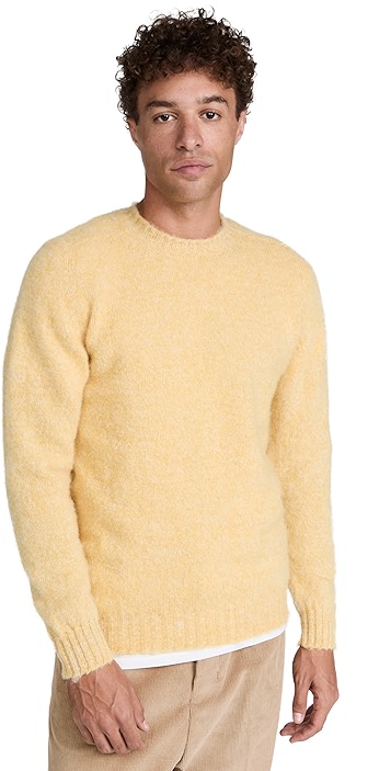 howlin 软趴趴小熊圆领毛衣