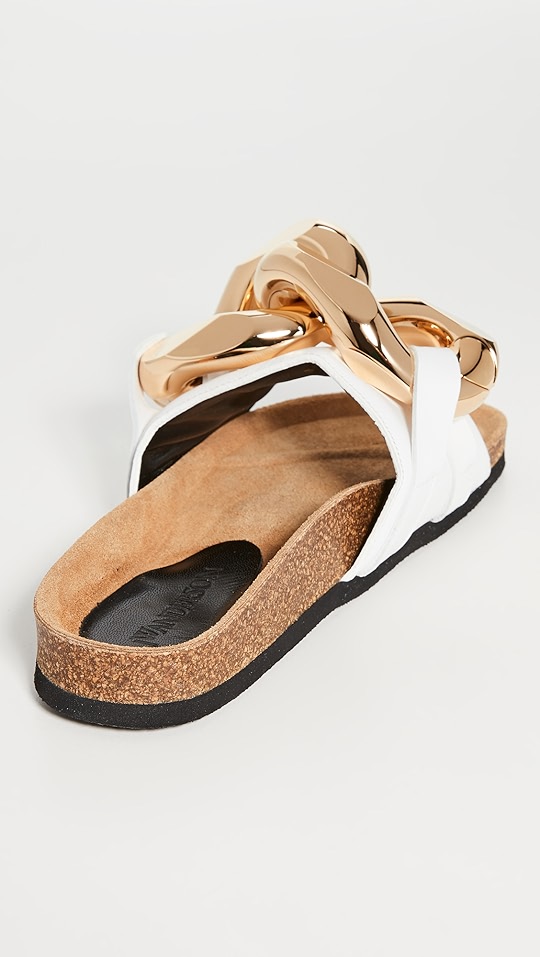 jw anderson 链条凉拖鞋 | shopbop