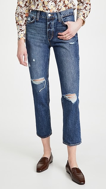 the scout 双翻卷裤脚牛仔裤