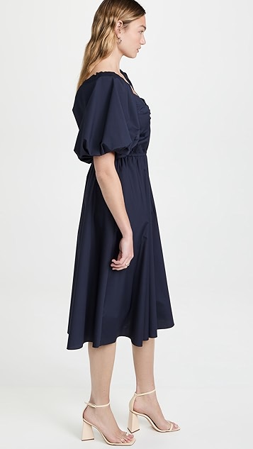 jason wu 长款鸡心领连衣裙