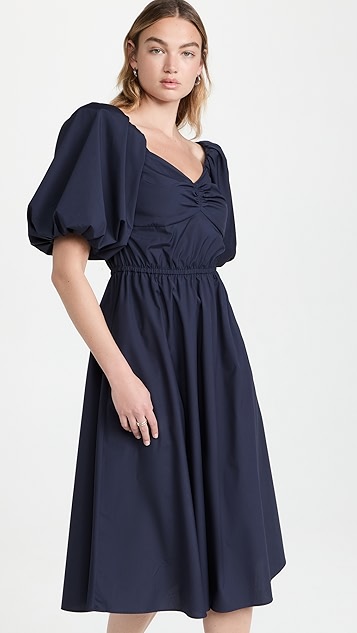 jason wu 长款鸡心领连衣裙