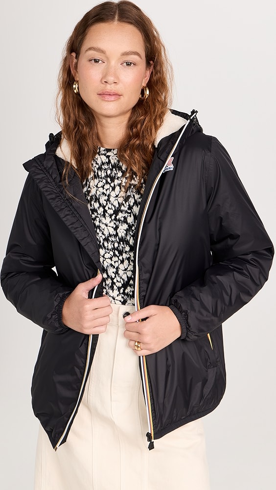 k-way le vrai 3.0 claude orsetto jacket