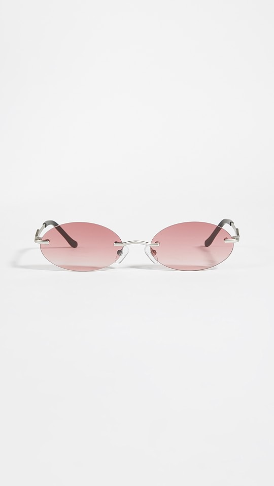 karen wazen ovale 太阳镜 | shopbop