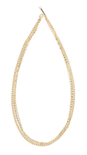 lana jewelry 三股短项链