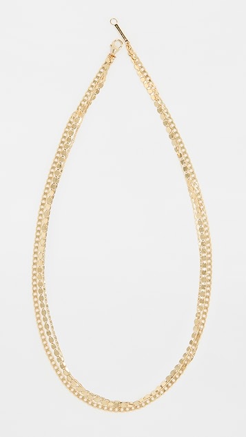 lana jewelry 三股短项链