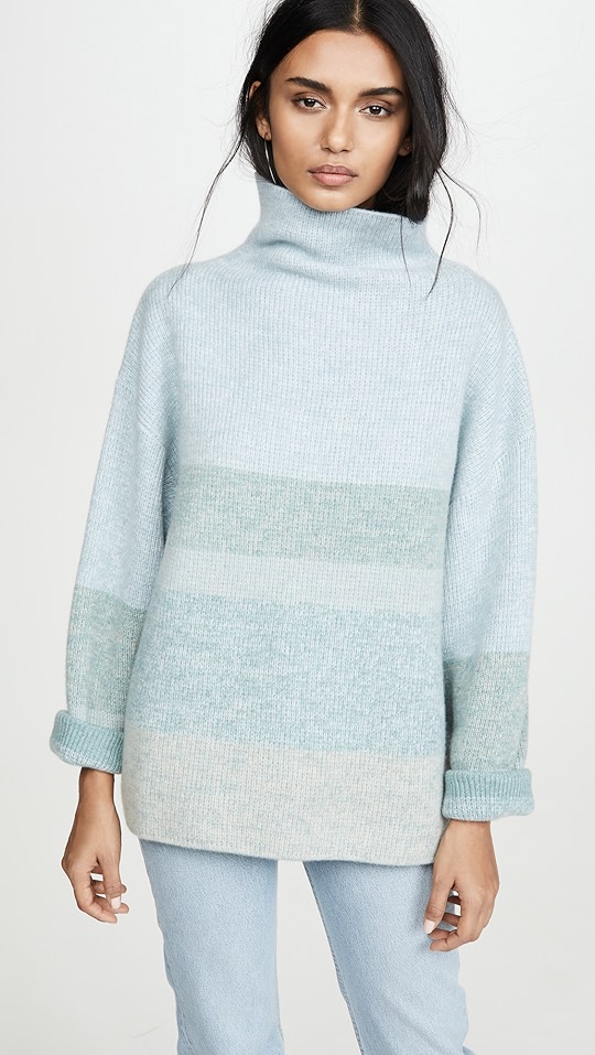 le kasha 起绒开司米羊绒高领毛衣 | shopbop