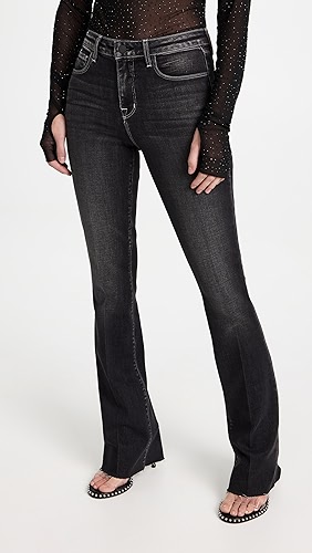 lagence ruth 直筒金色链条牛仔裤 | shopbop