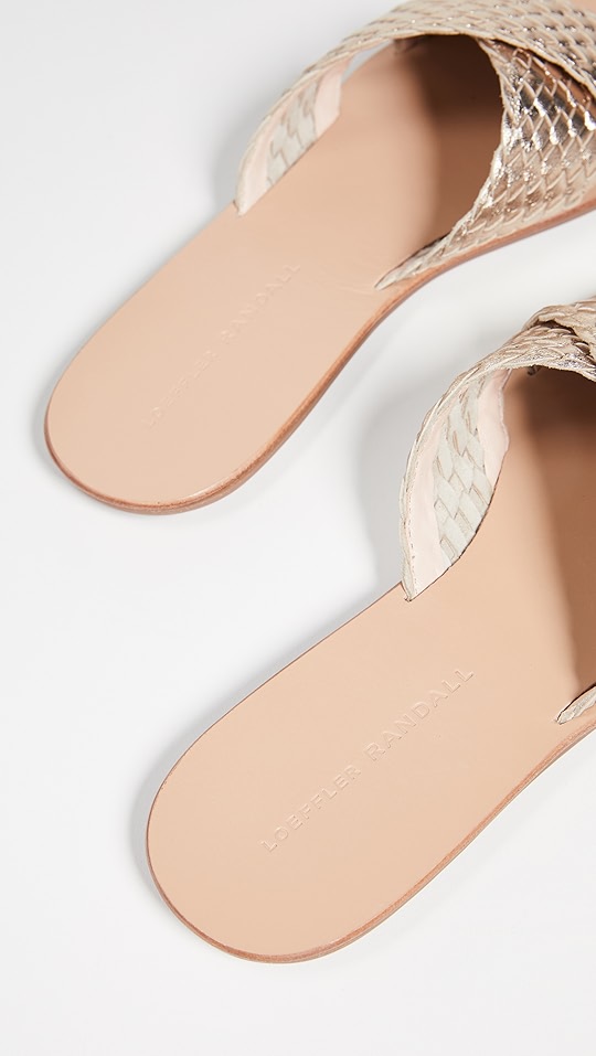 claudie woven crossed plank 便鞋