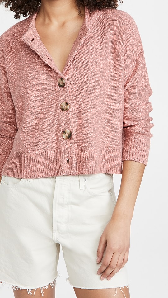 broadway 系扣衫毛衣