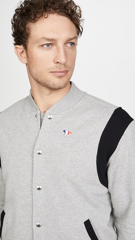 maison kitsune 泰迪熊三色狐狸贴片 | shopbop