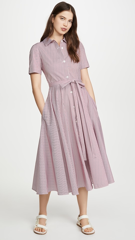 格子衬衣连衣裙