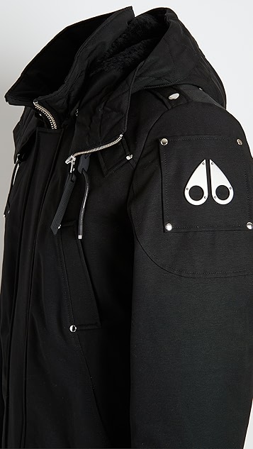 moose knuckles saint ulrich 连毛羊皮派克大衣 | shopbop