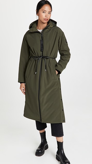 freeman 兜帽厚呢大衣