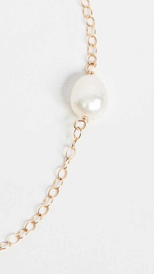 单颗淡水养殖珍珠手链