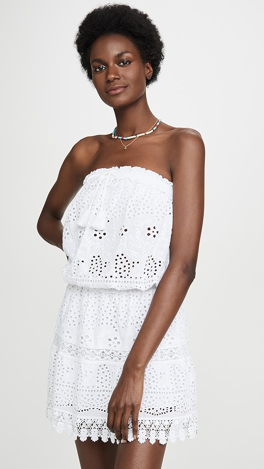 melissa odabash 鸢尾花罩衫连衣裙 | shopbop