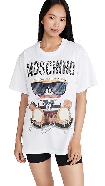 moschino 小熊 t 恤
