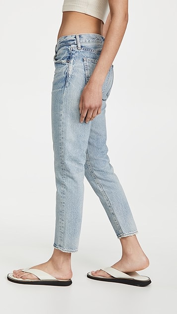 moussy vintage mv cedar rapids 锥形窄脚牛仔裤