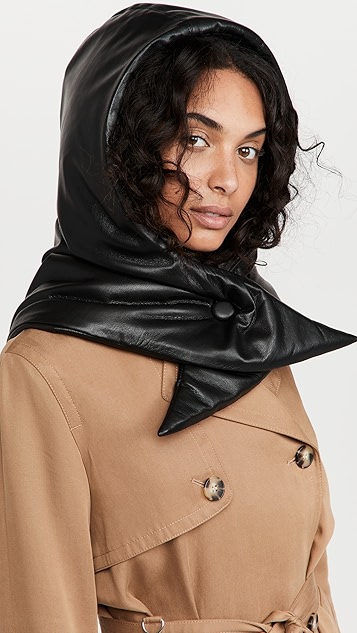 nanushka 深红色兜帽 | shopbop